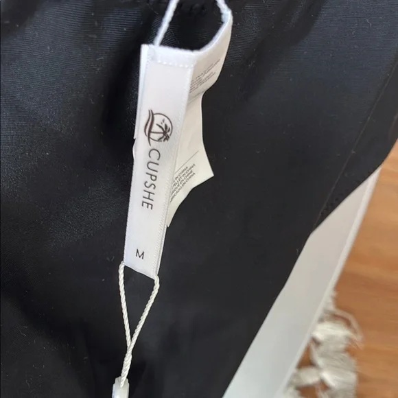 Black Halter One Piece Swimsuit with Plunging V-neckline with Towel - Picture 10 of 10